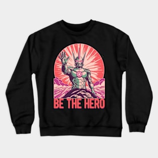 Ultraman "Be The Hero" Propaganda Retro Style Crewneck Sweatshirt